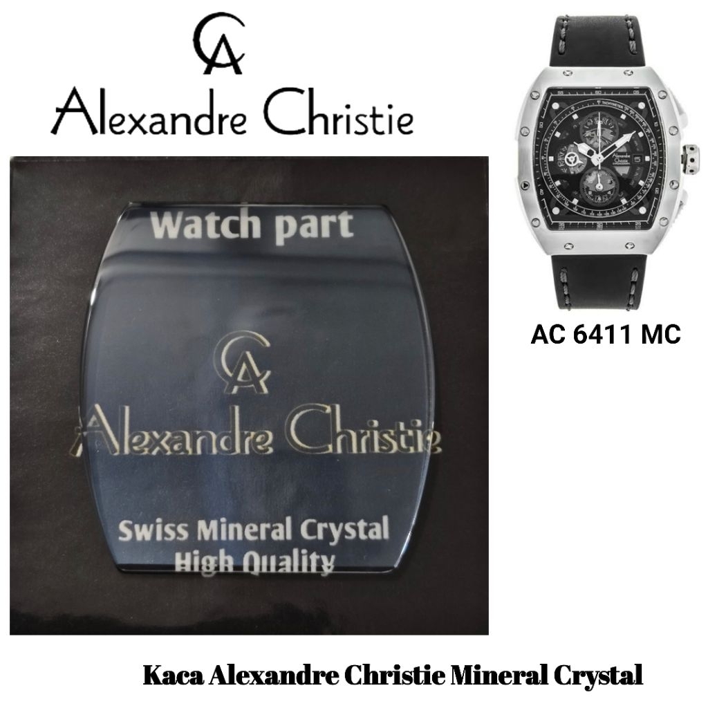 Kaca Jam Tangan Alexandre Christie AC 6411 MC Original