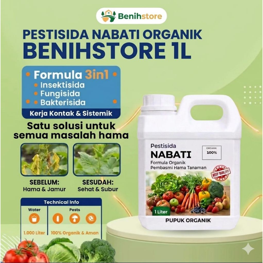 Pestisida Nabati Organik 1 Liter