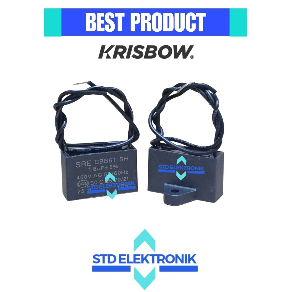 Capasitor kipas angin KRISBOW - kapasitor Krisbow kipas angin krisbow duduk ,gantung semua tipe