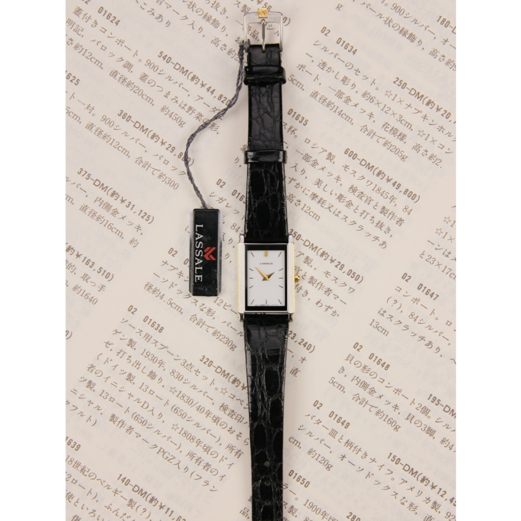 SEIKO Lassale Tank NOS - Vintage Luxury Preloved Watch