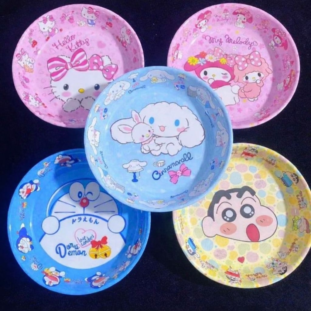 PIRING KARAKTER SANRIO / PIRING KUROMI IMPORT / PIRING LUCU SANRIO / PIRING MAKAN KARAKTER IMPORT