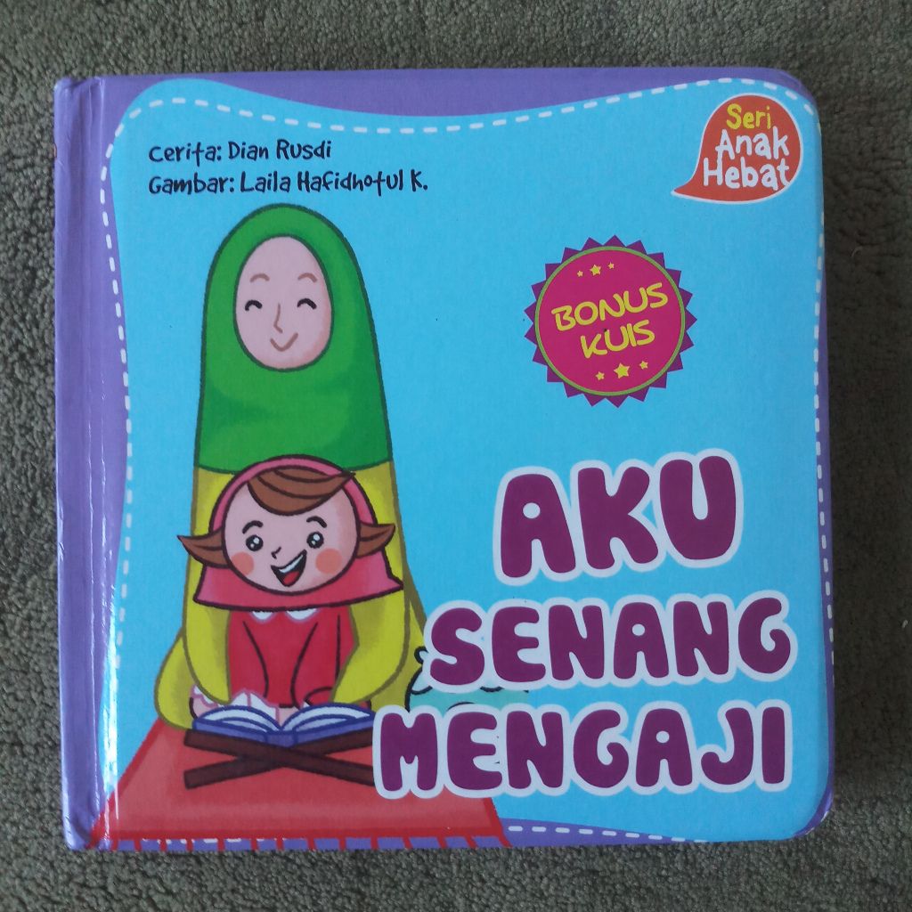 Buku Anak - Board book - Preloved - Aku Senang Mengaji