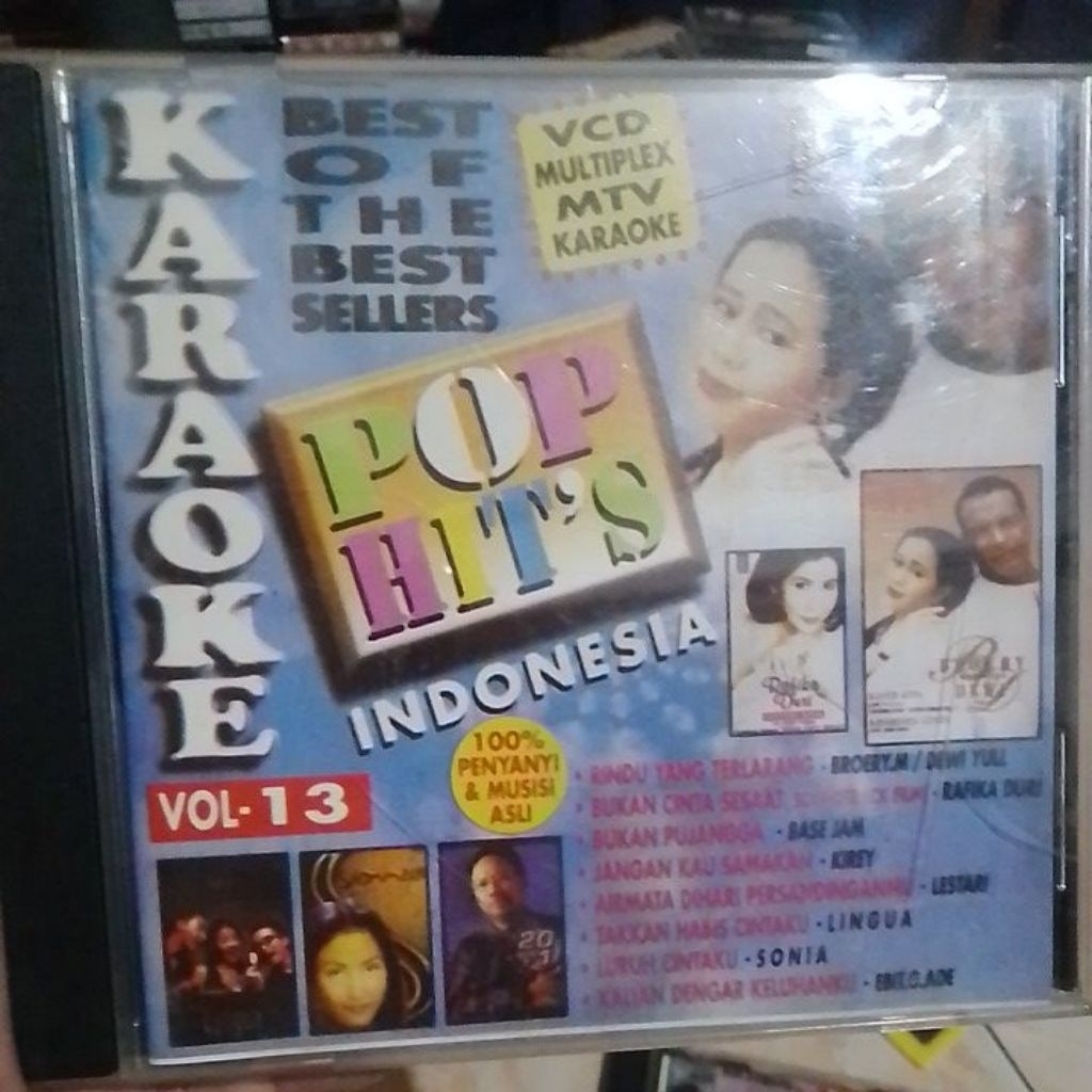VCD KARAOKE POP INDONESIA VOL 13