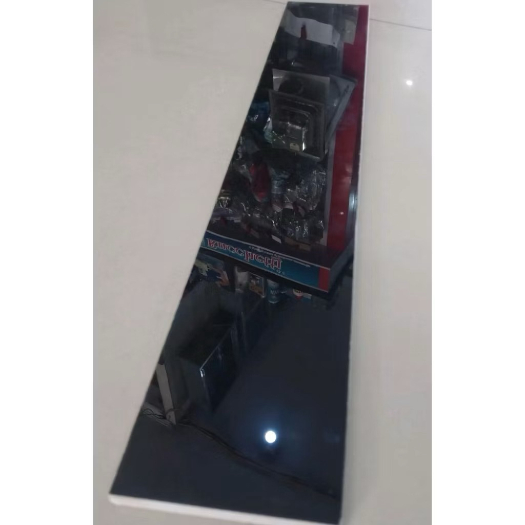 Hitam plos granit ukuran 15x60 polos