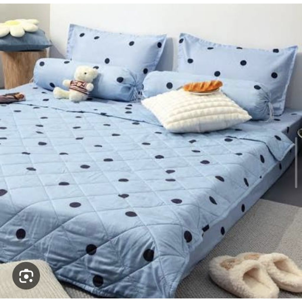 sprey motif bunga 180x200