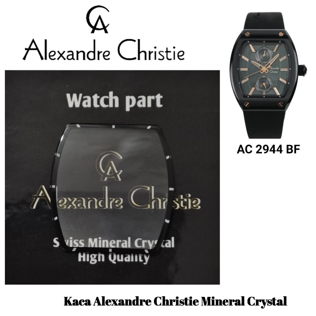 Kaca Jam Tangan Alexandre Christie AC 2944 BF Original