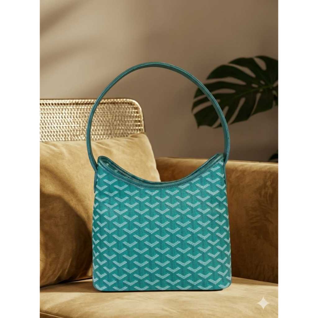 Tas Tangan Wanita Pink Motif Geometris Elegan Modern