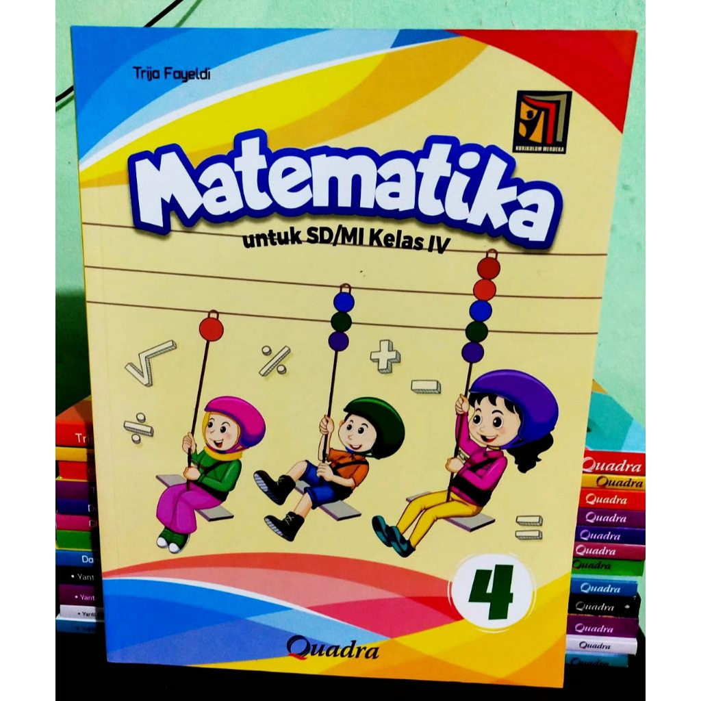 Buku Matematika Kelas 4 SD Kurikulum Merdeka Quadra