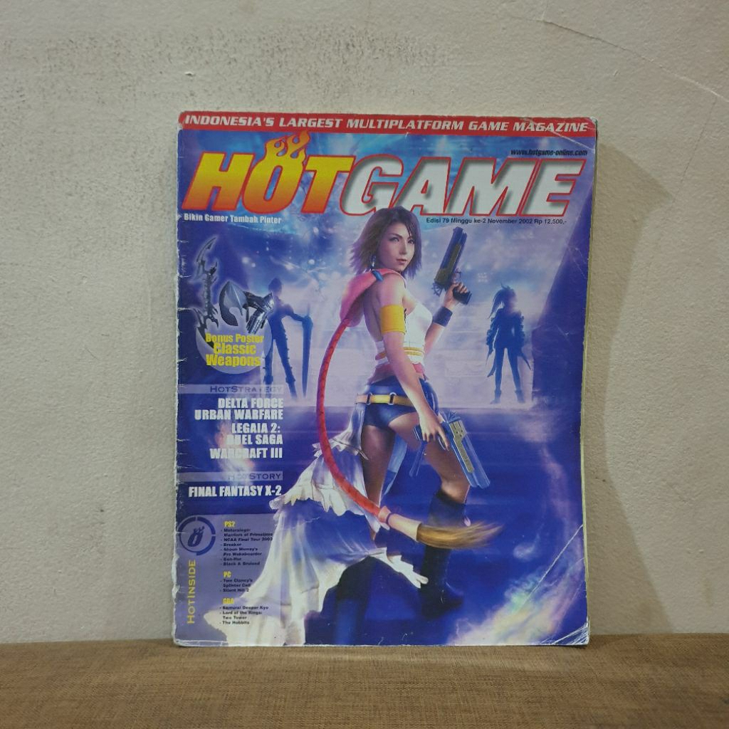 Majalah Game HotGame cover Final Fantasy X-2