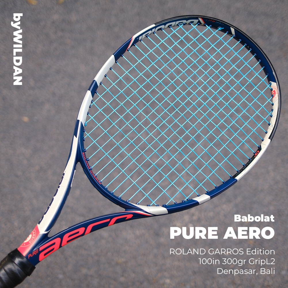 babolat PURE AERO Roland Garros Edition - Raket Tenis Bekas