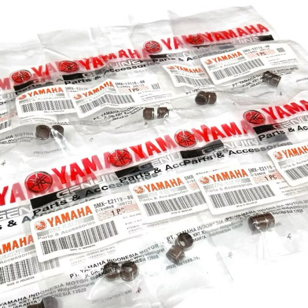 GROSIR ( 10 PCS ) SEAL KLEP SIL KLEP YAMAHA MIO SPOPRTY/SMALE NOUVO FINO MIO SOUL KARBU ORI 5MX