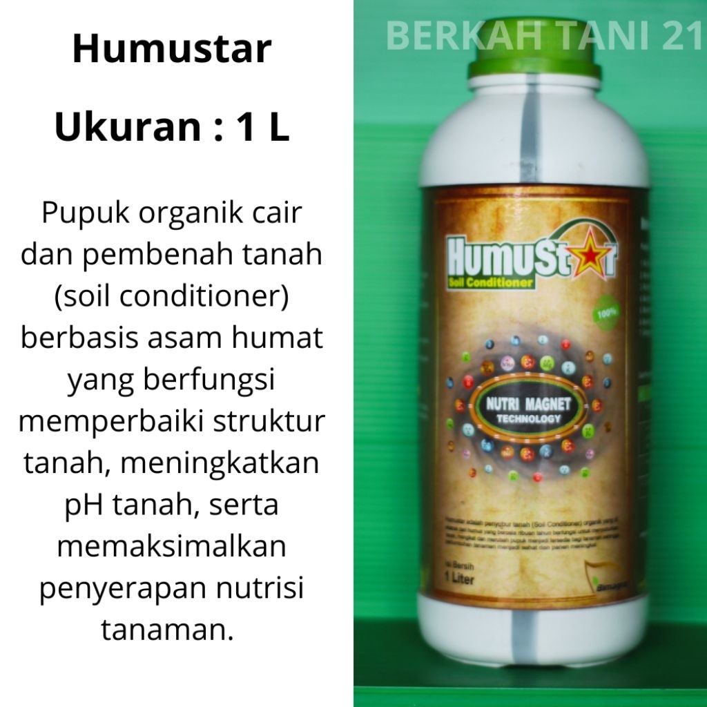 Humustar | Pembenah Tanah (soil conditioner) - 1 L