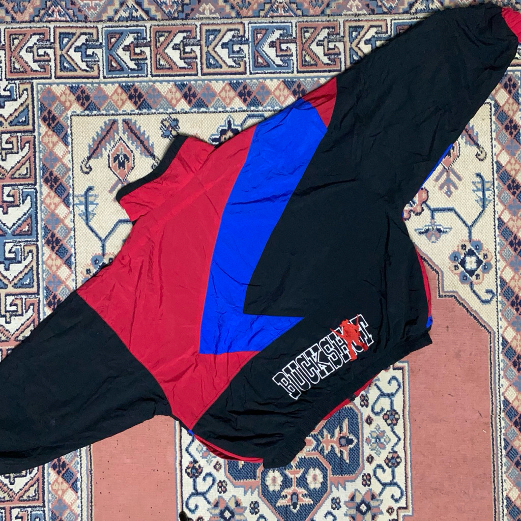 Preloved Jacket VintageNike Warna Colorblock