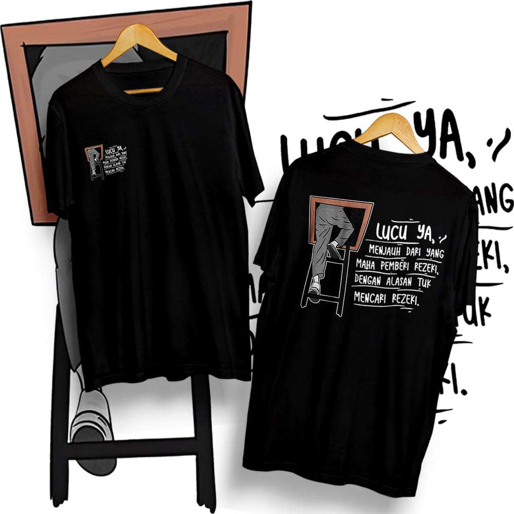 Kaos dewasa dengan kata kata keren Aesthetic | Kaos Distro kekinian bahan adem nyaman (UNISEX) Pria 