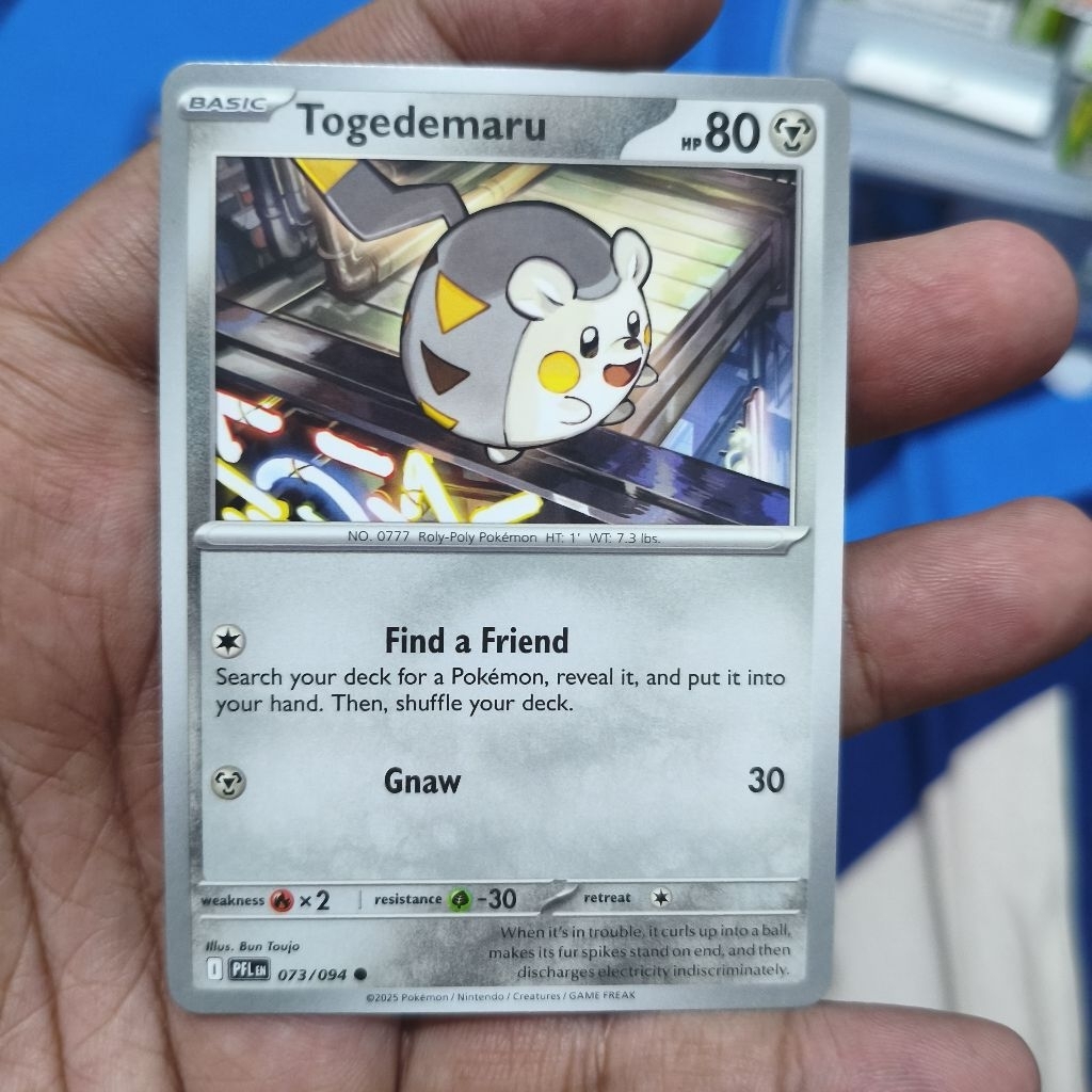 togedemaru tcg pokemon / kartu pokemon