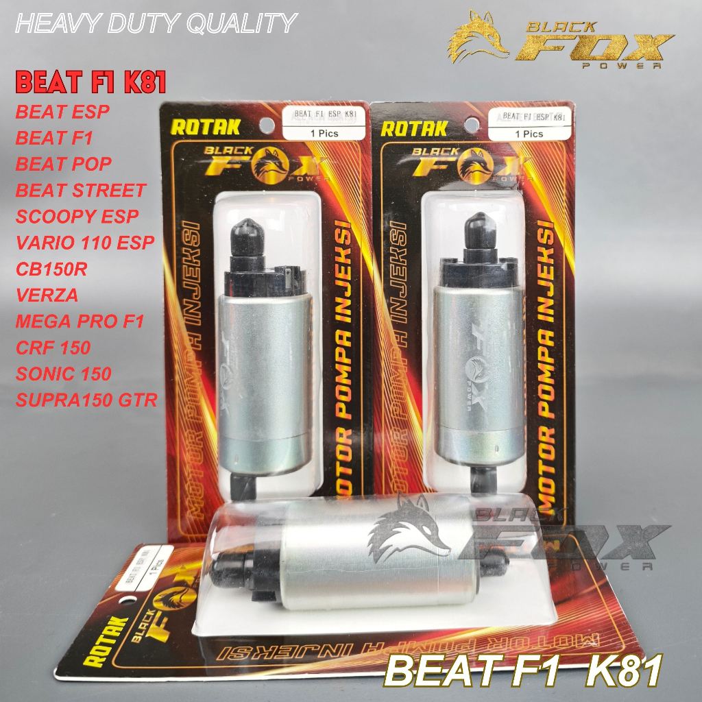 MOTOR FUEL PUMP INJEKSI DINAMO POMPA BENSIN ROTAK BEAT F1 K81 BEAT POP ESP SCOOPY F1 CBR150R  SONIC1