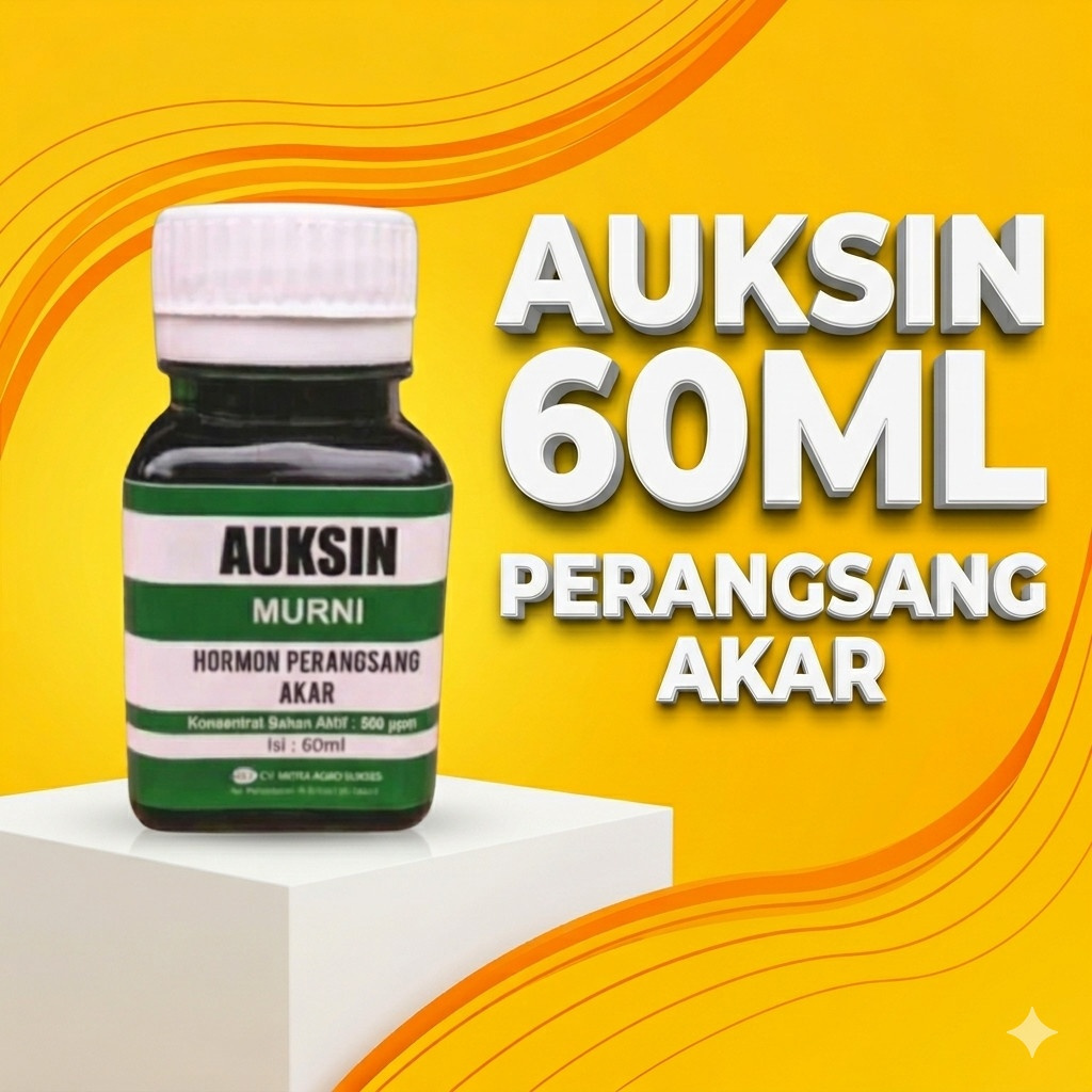 AUKSIN PERANGSANG AKAR MURNI 60ML/ ZPT PERANGSANG AKAR/ HORMON PERANGSANG AKAR/ OBAT AKAR/ ROOT UP