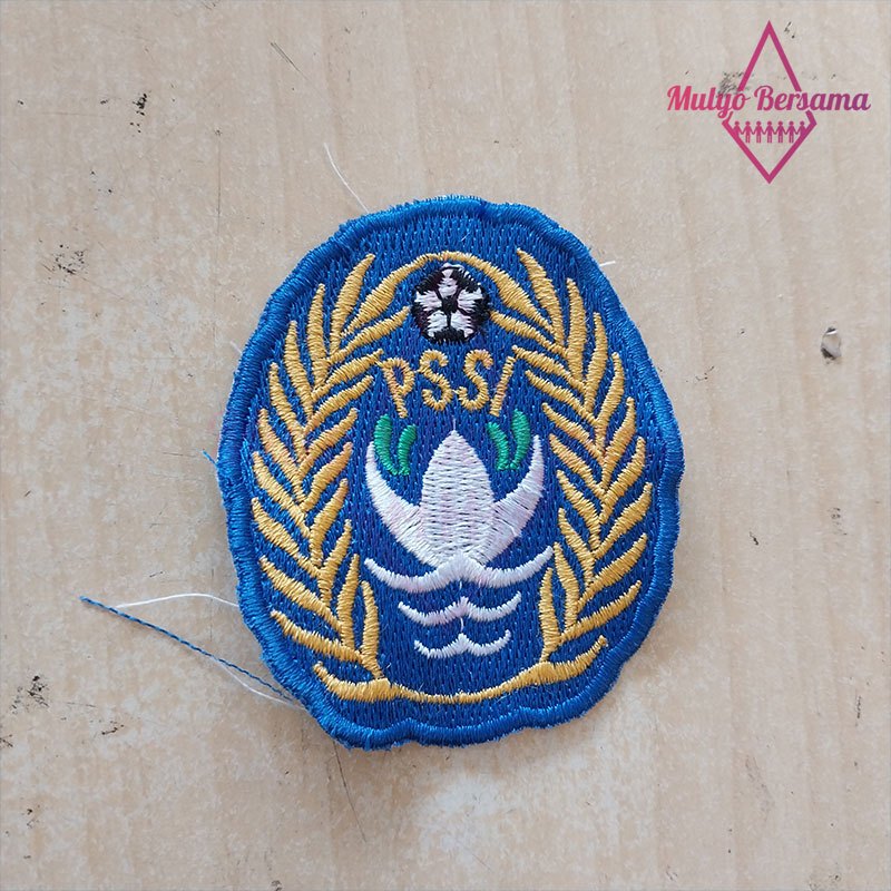 Bordir Logo PSSI Badge Patch Wasit PSSI - Mulyo Bersama