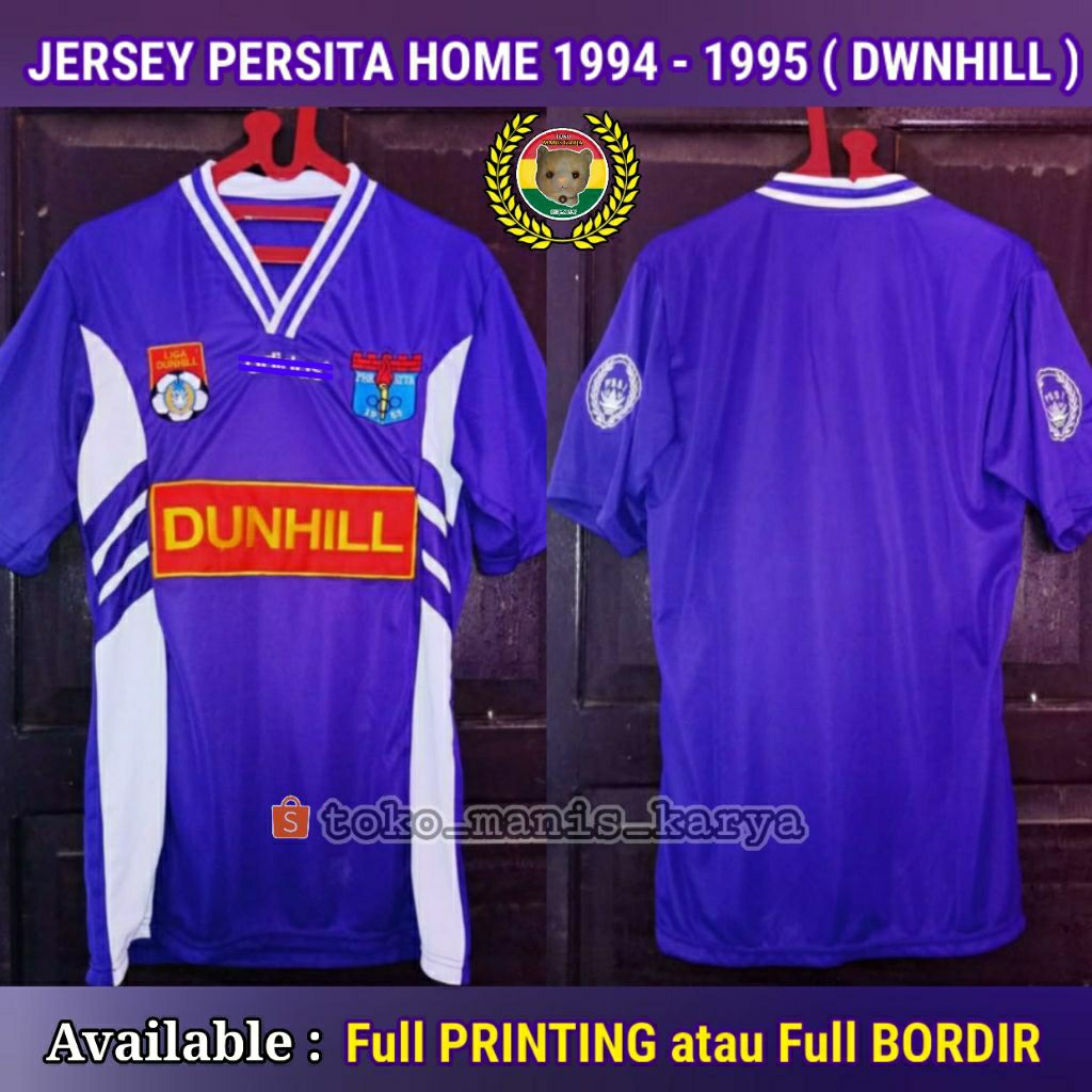 Jersey PERSITA Tangerang 1994 - 1995 Liga DAN_HIL Home Full PRINTING atau BORDIR Retro REMAKE Lokal