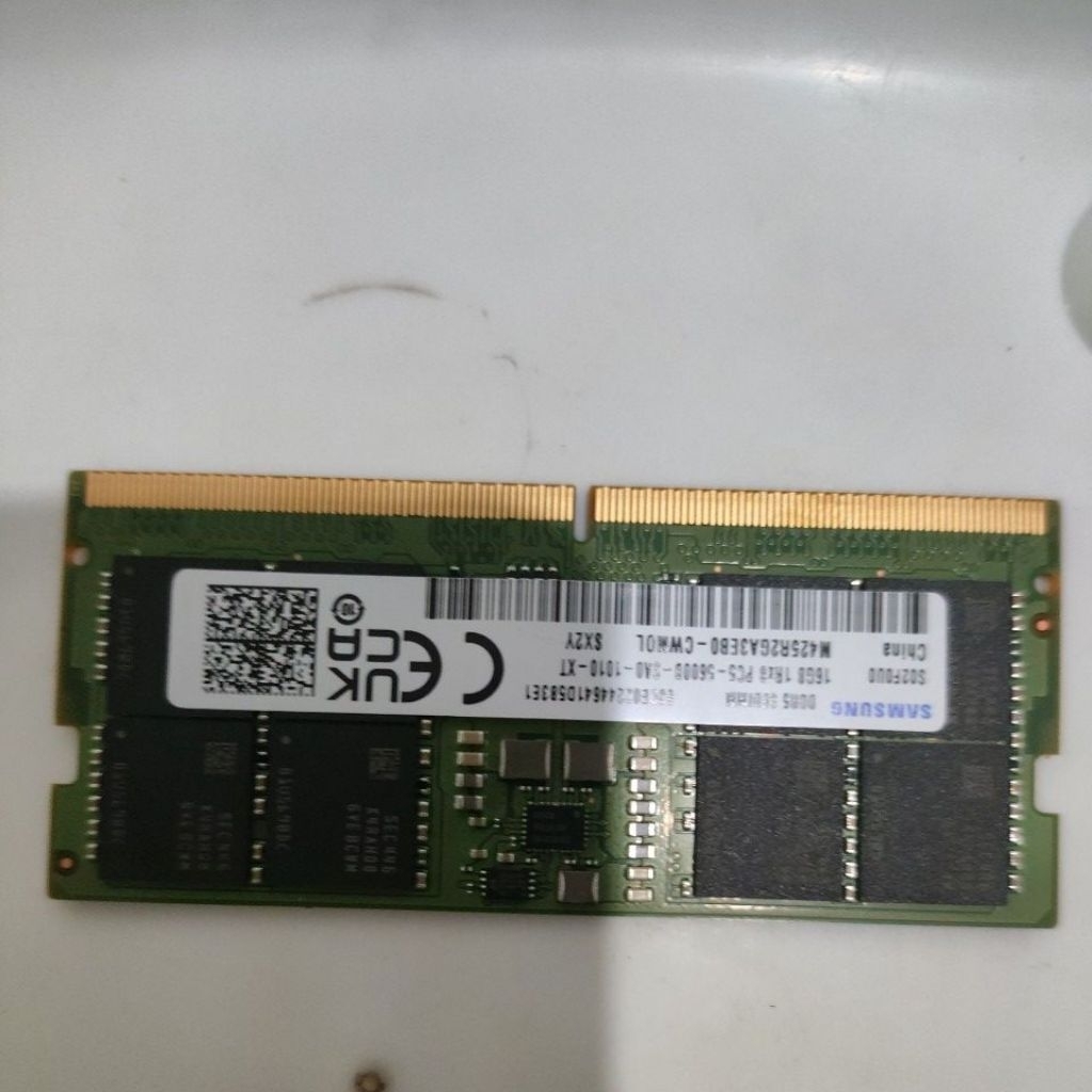 Samsung RAM 16GB DDR5 5600MHZ Sodimm