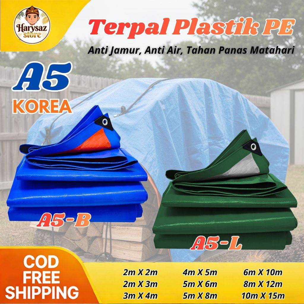 Terpal Tebal Excellent Terpal Biru Hijau Terpal Tebal Terpal Atap