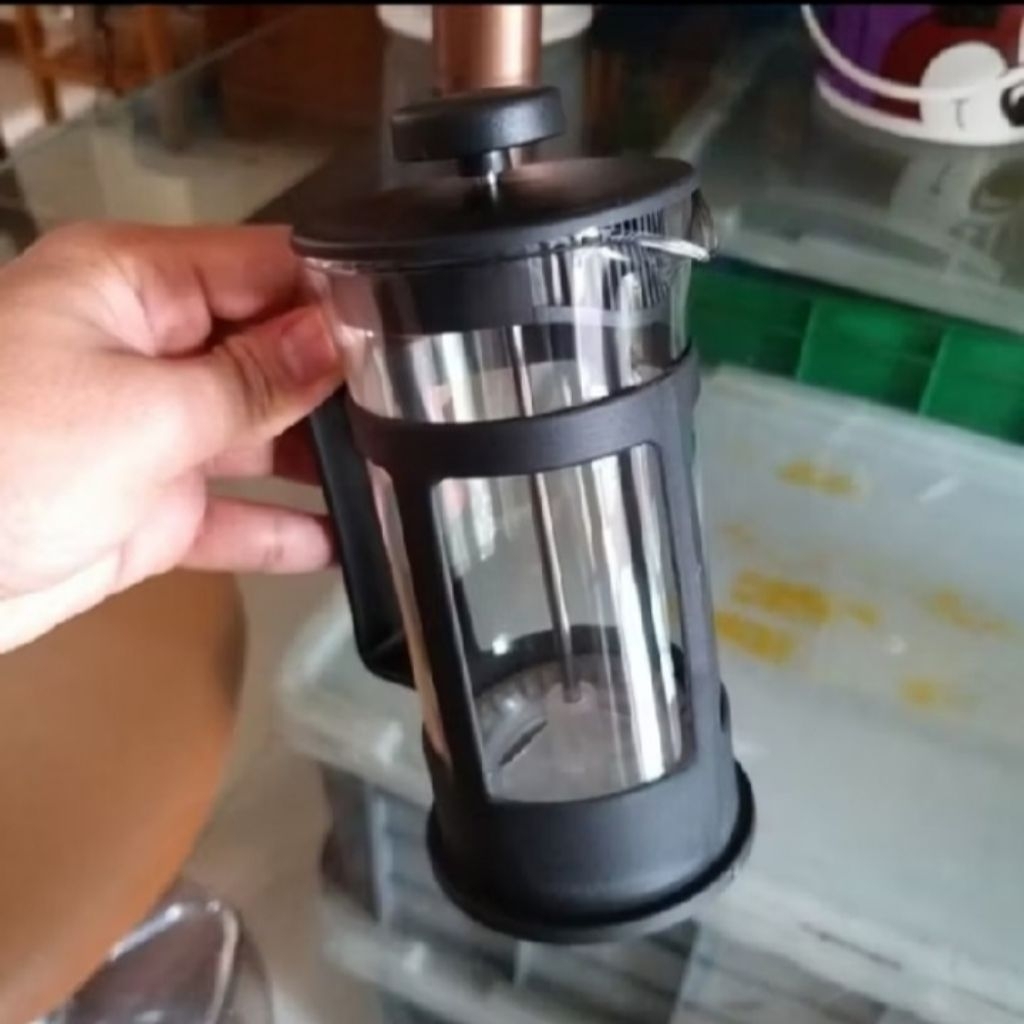 Gelas coffee press kapal api kopi Original klo bukan merk kapal api boleh diretur dengan cara kirim 