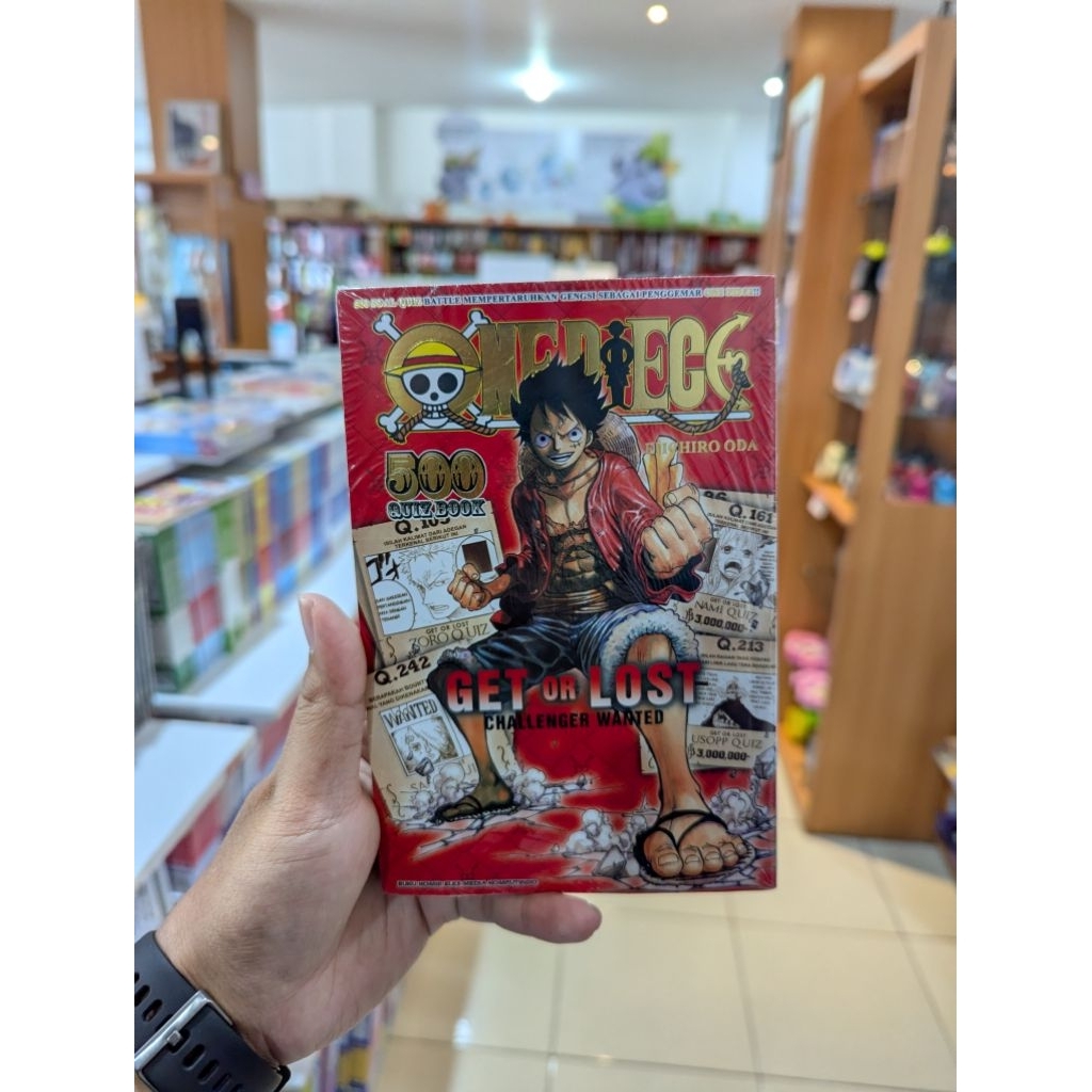 One Piece 500 Quiz Book Get Or Lost Challenger Wanted - Komik Eiichiro Oda