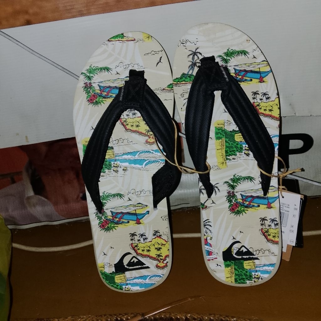 Sandal Quiksilver Carver Print Island Dreams Original