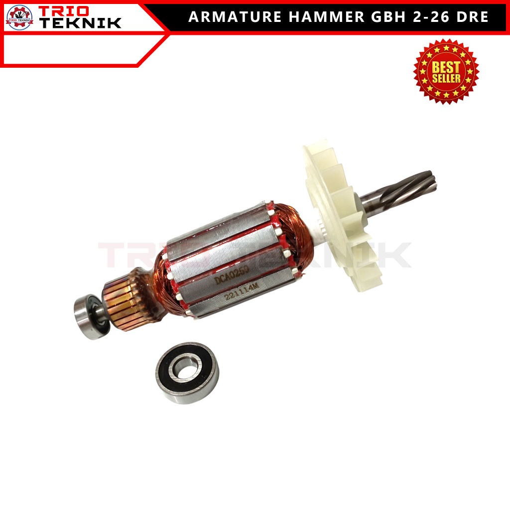 Armature Angker Mesin Bor Rotary Hammer Bosch GBH 2-26 DRE 226 DRE