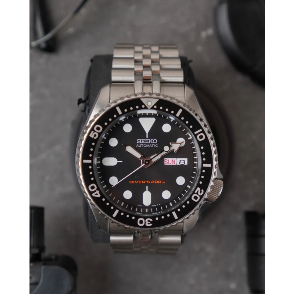SEIKO Jam Tangan Diver's Automatic Full Box Original Tipe Divers Strap Stainless Steel