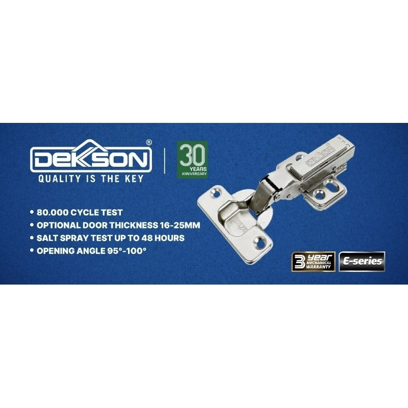 Dekson Engsel Sendok Slow Motion 35mm Lurus - Engsel Pintu Lemari Kabinet Dapur Slow Motion  - engse