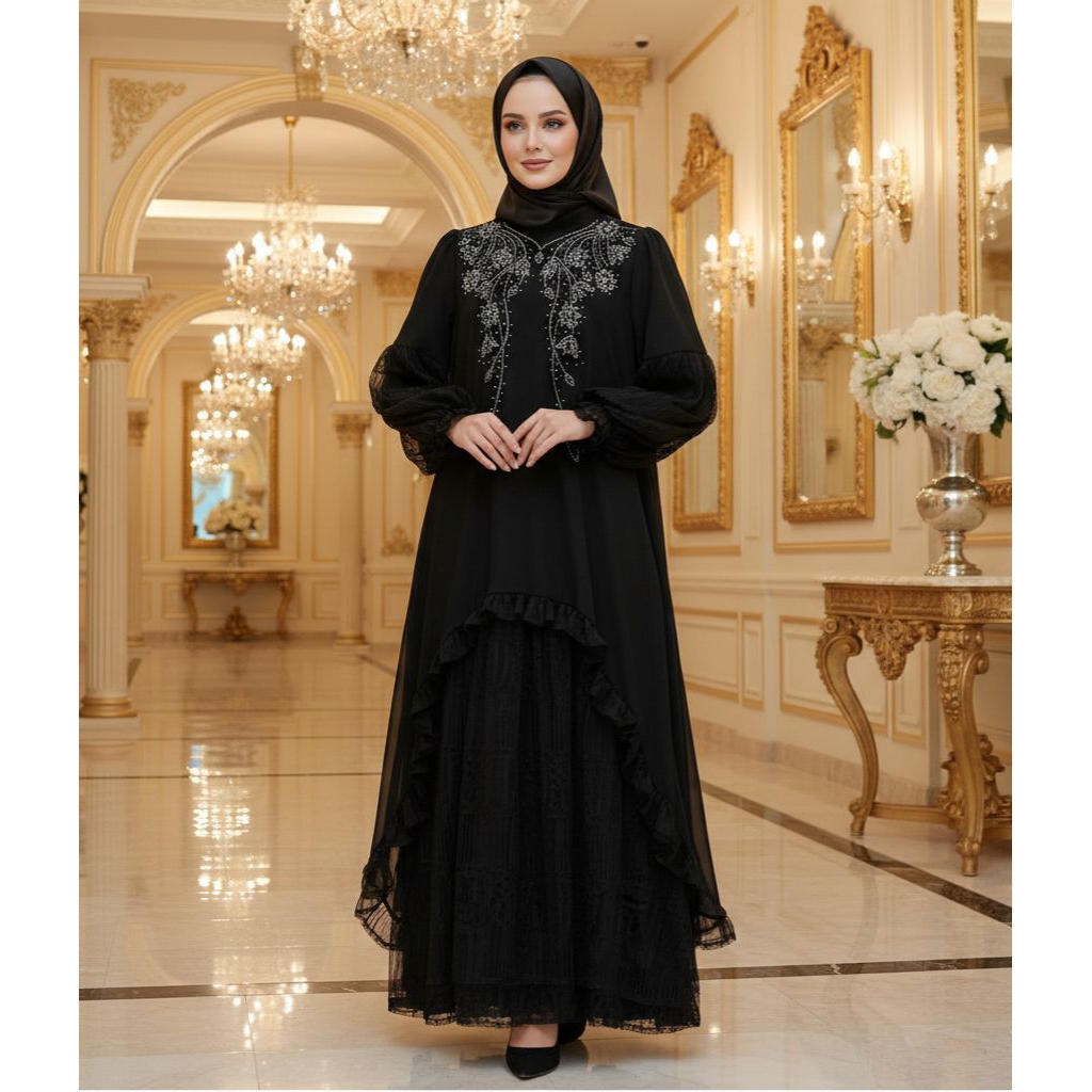 GAMIS RAYYA | GAMIS BORDIR | GAMIS BINOR | GAMIS MURAH MEDAN | GROSIR BAJU MEDAN