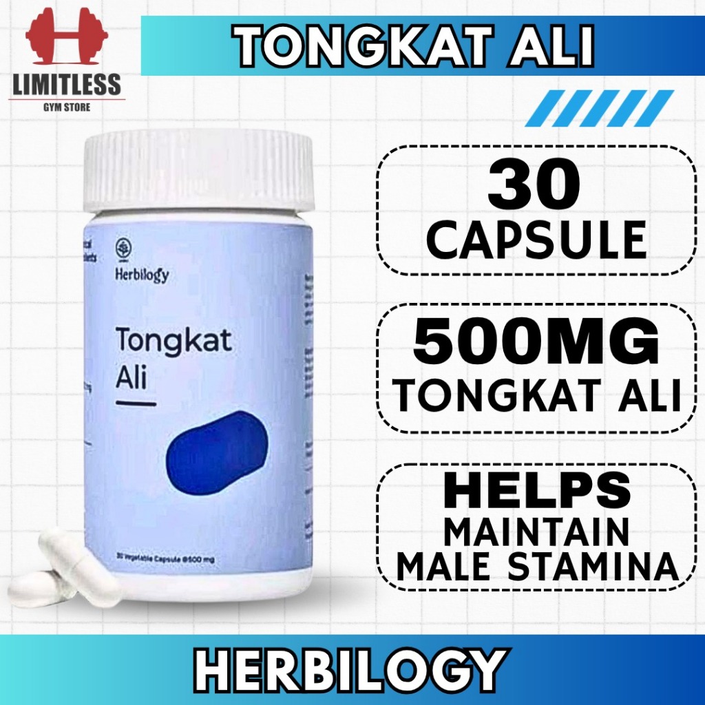 Herbilogy Tongkat Ali 500mg 30 Kapsul BPOM
