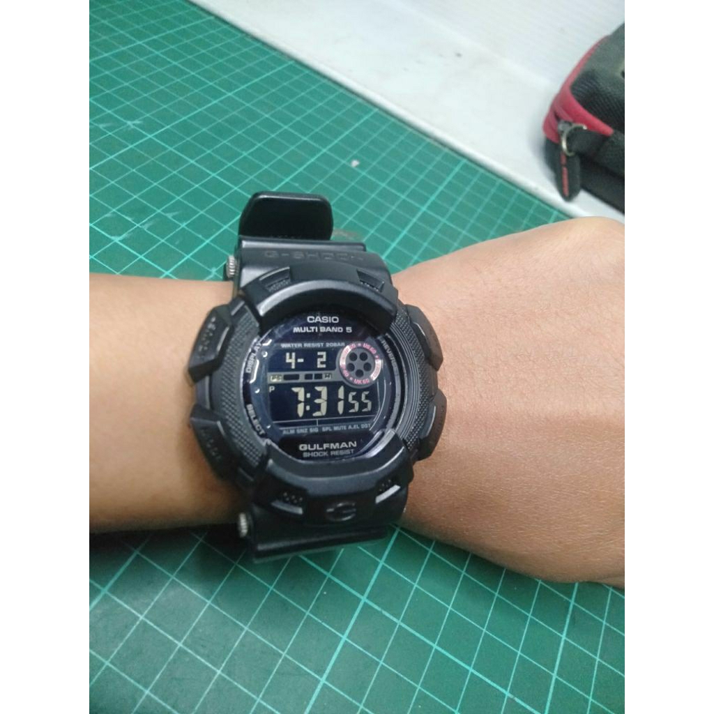 Jam Casio G-Shock Gulfman GW-9100MB gshock gw9100 mudman frogman rangeman riseman vintage second
