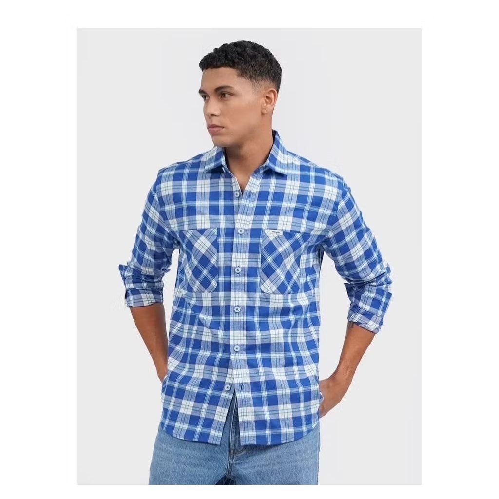 SALE WRANGLER FLANEL ORIGINAL STORE SIZE S - XL REGULER FIT