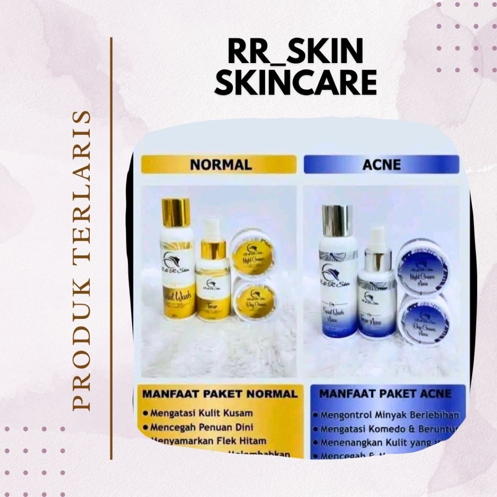 RR_SKIN SKINCARE Rrskin Skincare original bpom acne normal