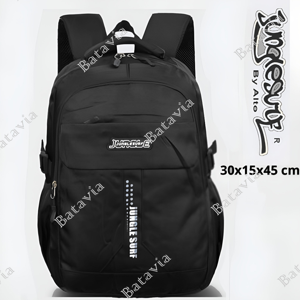 TAS RANSEL BACKPACK ANAK SEKOLAH LAKI LAKI PEREMPUAN JUNGLESURF BY ALTO SD SMP REMAJA GRATIS JAS HUJ