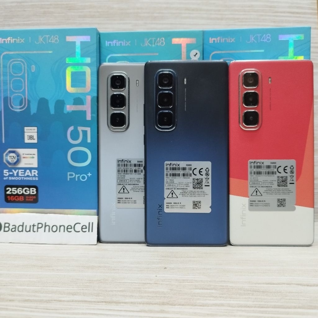 Infinix Hot 50 Pro Plus 8/256GB Handphone Second Bekas Fullset