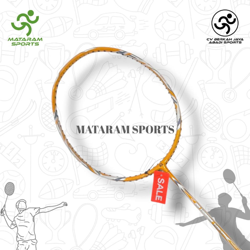 Raket Badminton RS Iso Chrome Gold || Original