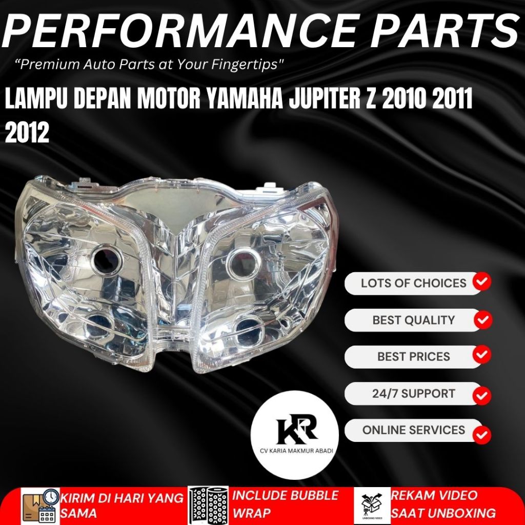 TENSHI LAMPU DEPAN MOTOR  REFLEKTOR YAMAHA JUPITER Z 2010 2011 2012