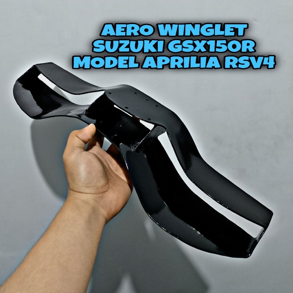 NEW AERO WINGLET GSX150R MODEL APRILIA RSV4 MOTO GP.