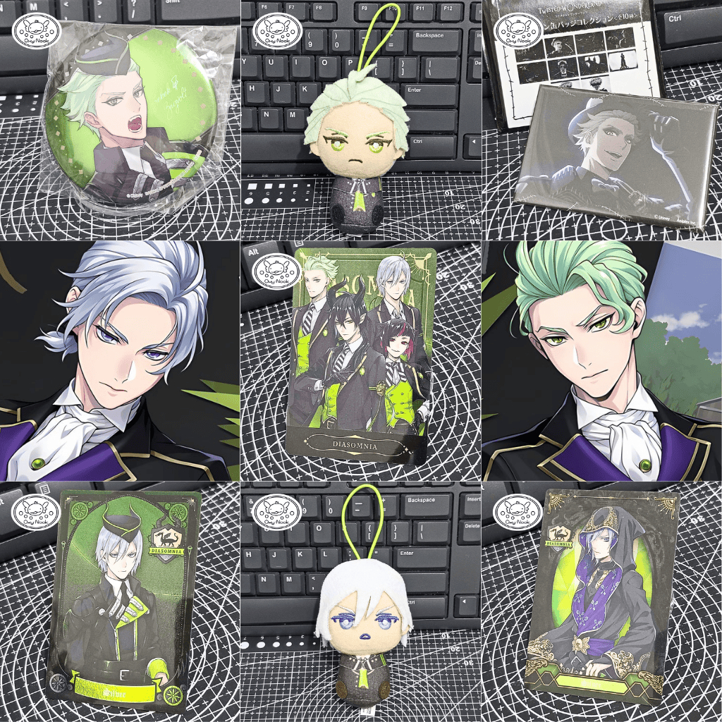 [UP] Twisted Wonderland Official Merch Diasomnia Plush & Keychain Sebek Zigvolt Silver Vanrouge