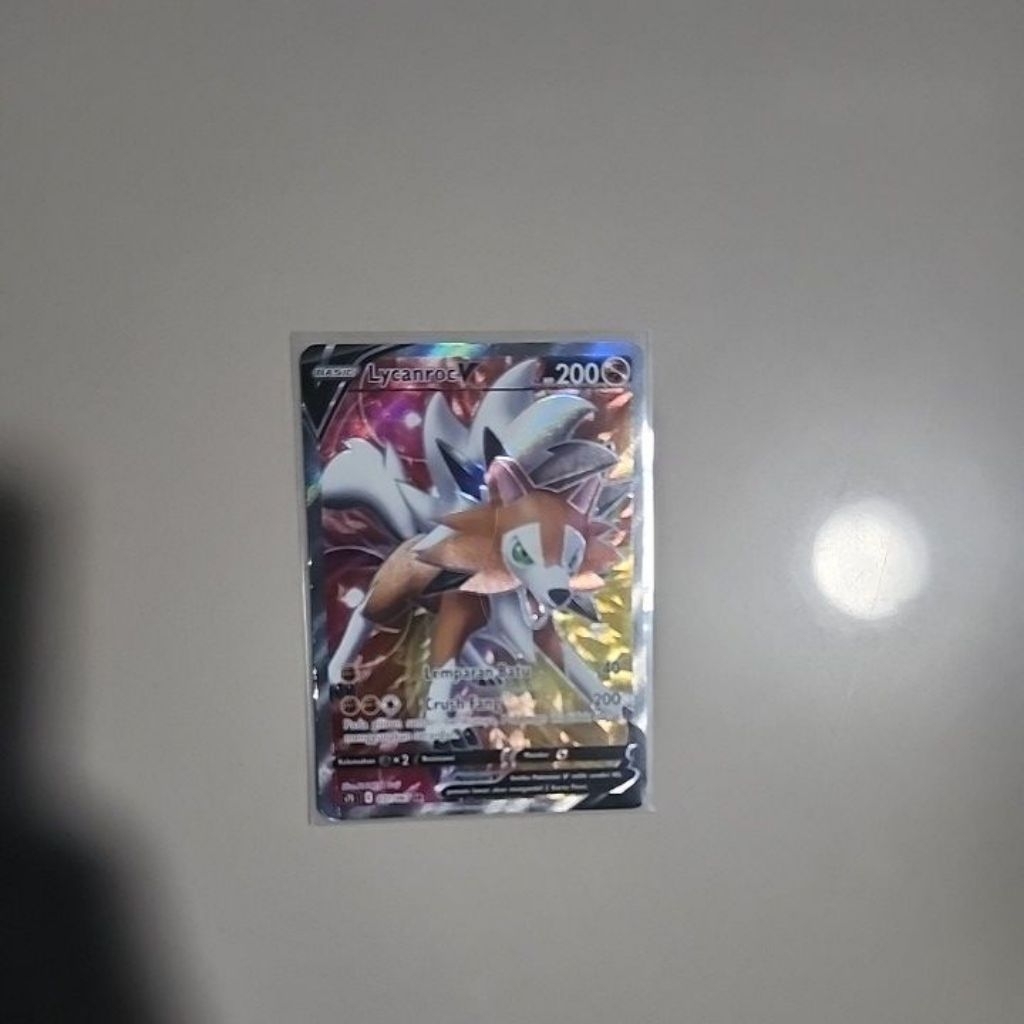 kartu pokemon lycanroc v SR
