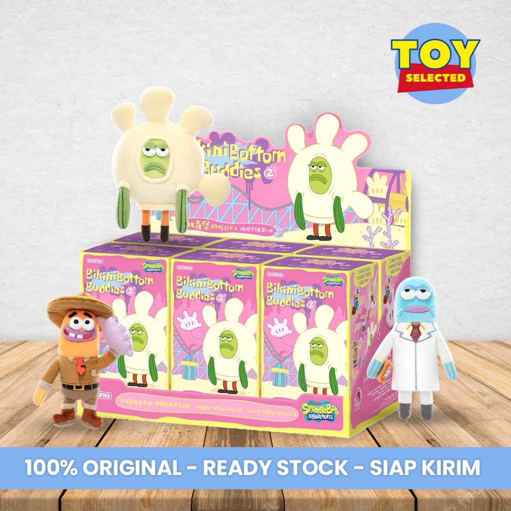 [READY] Residents of Bikini Bottom-Whimsical Plush Part 2 - Selected - Original
