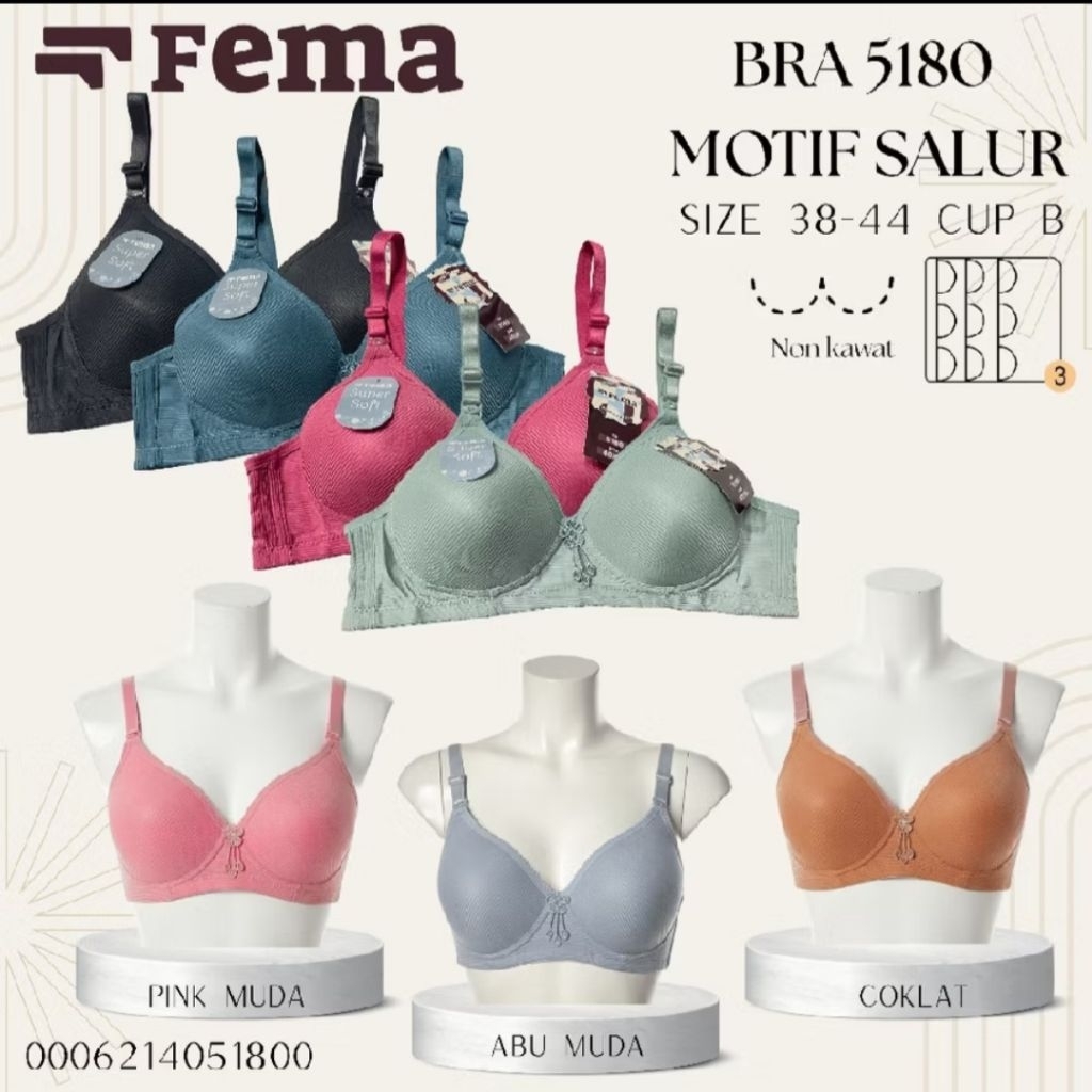 BRA BUSA FEMA 5180 CUP B KAIT 3 (1PCS)