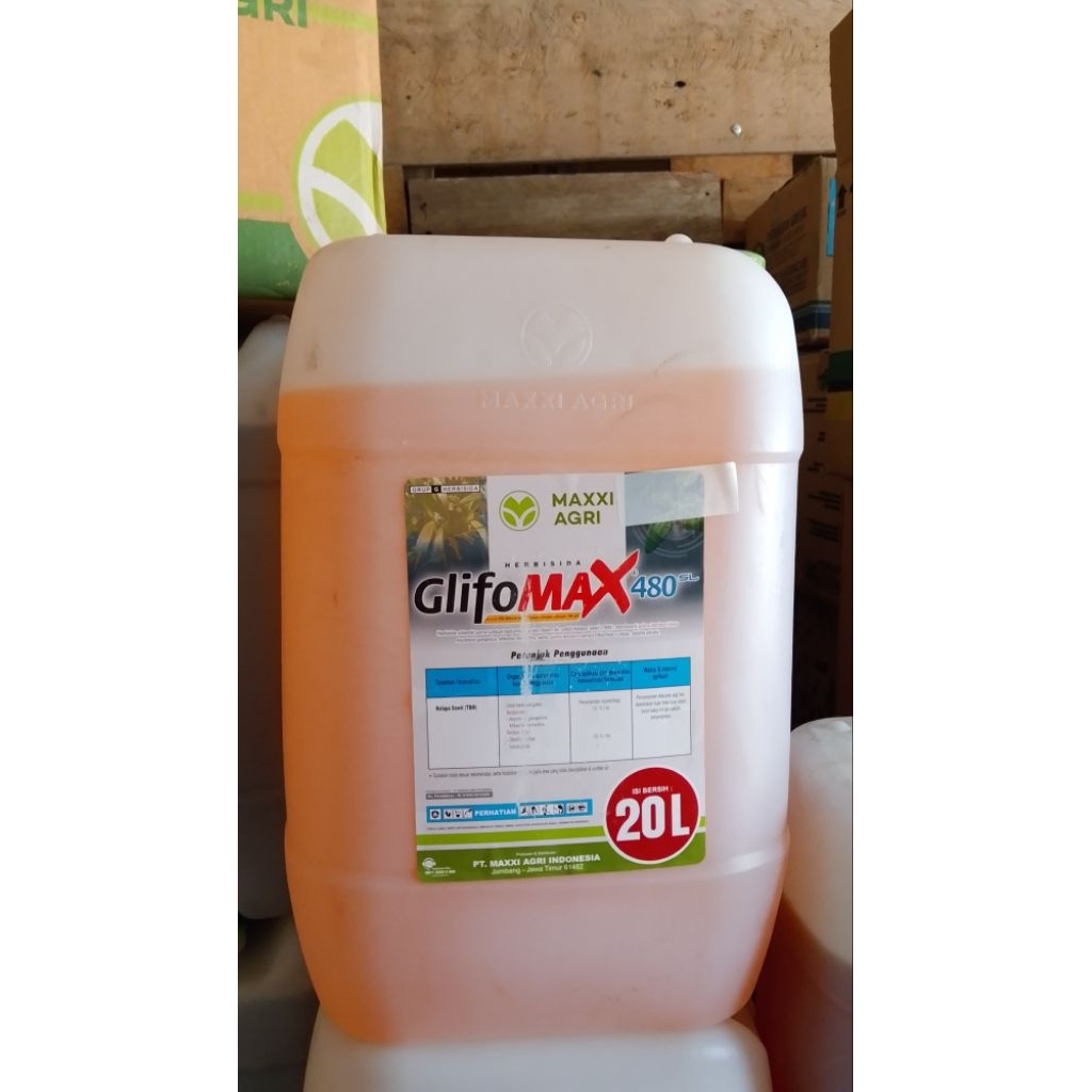 Herbisida Sistemik GlifoMax 480 SL Kemasan 20 Liter