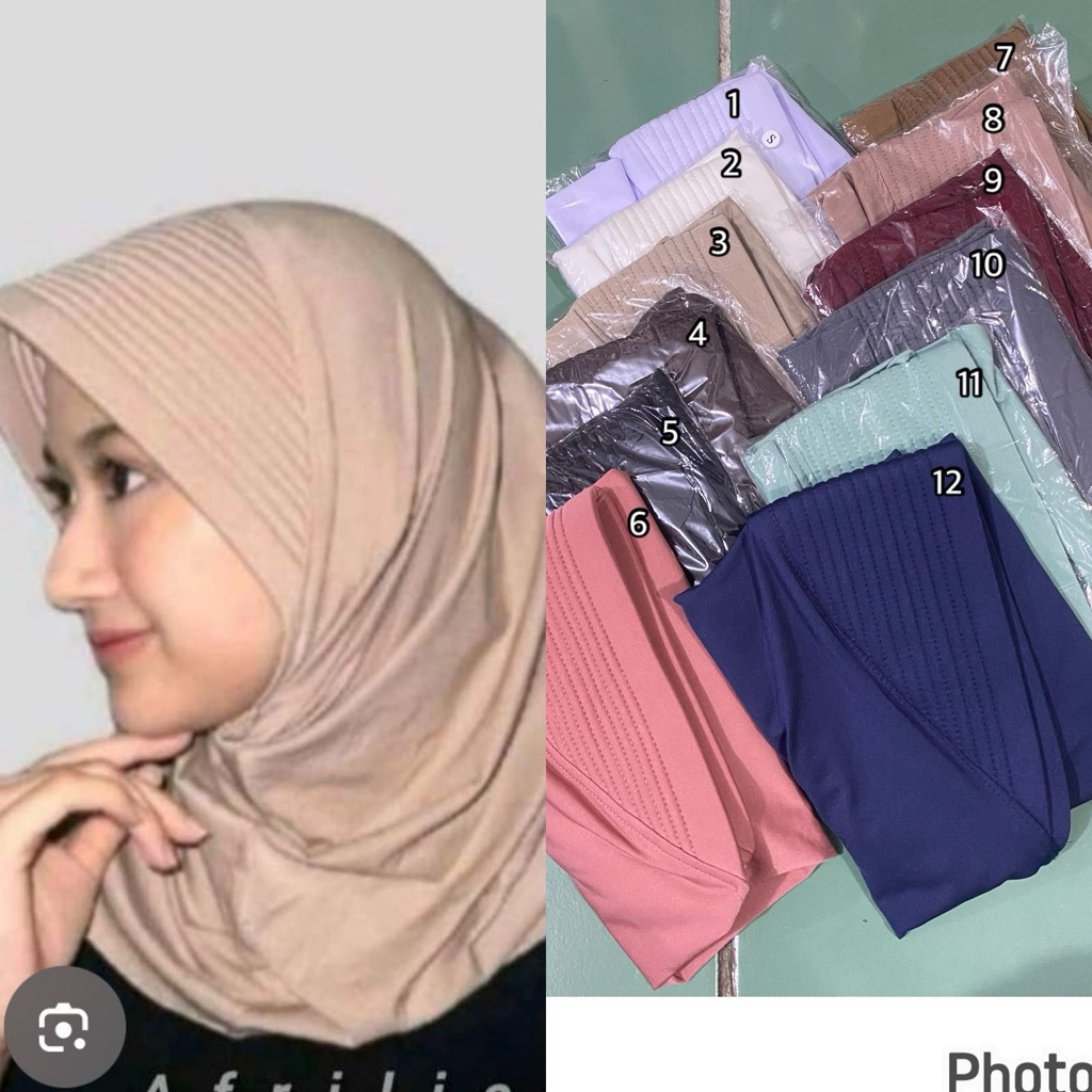 hijab sport /hijabolahraga/hijab olahraga pendek/hijab sport pendek/hijab buat lari/bergo pet besar