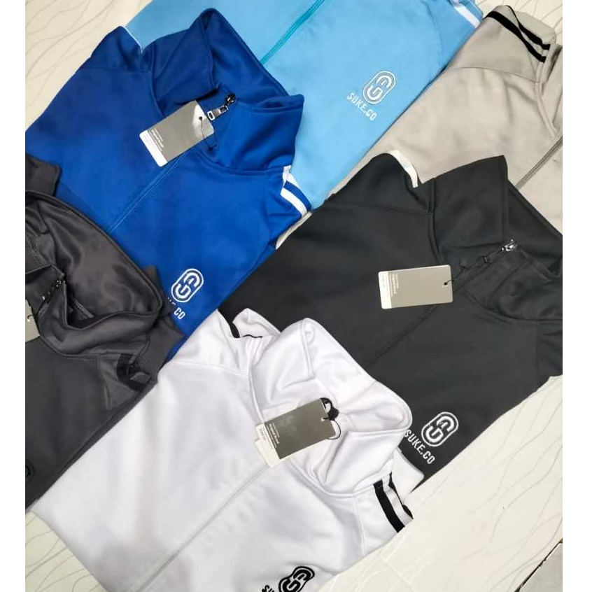 Suke.co Tracktop Jacket Sport Pria Wanita 100% Original - OOTD Jacket Pria Kece