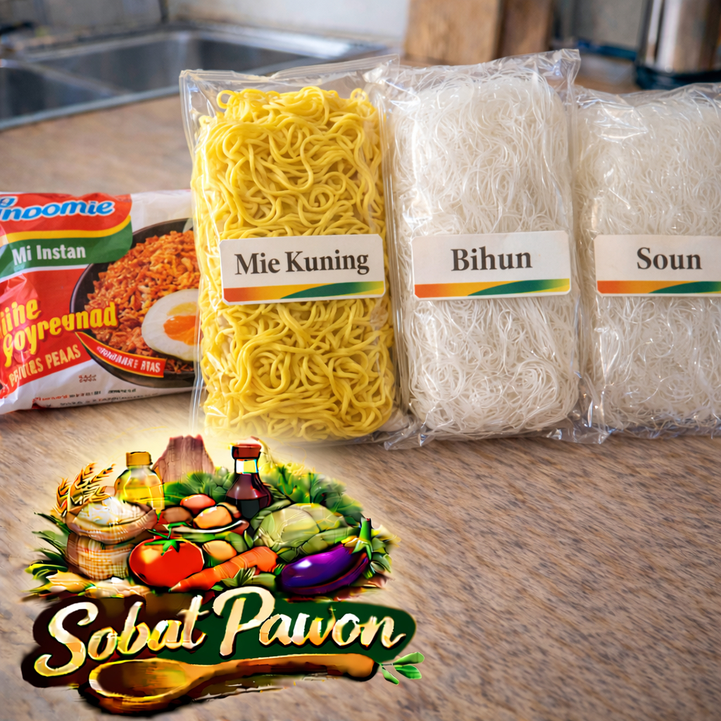 MIE Kuning kering cap burung dara