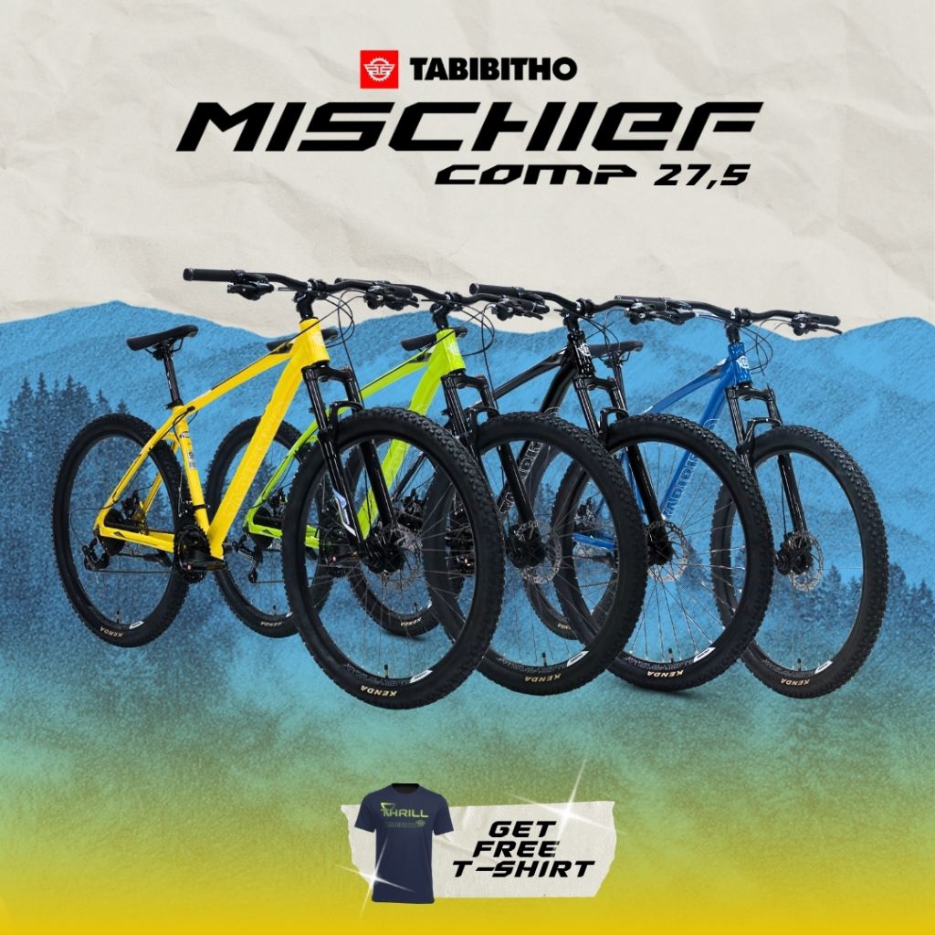 SEPEDA GUNUNG 27.5 MTB TABIBITHO MISCHIEF COMP - FRAME ALLOY